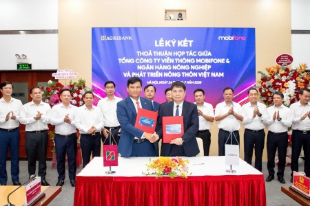 Agribank và MobiFone hợp tác thúc đẩy tài chính toàn diện và chuyển đổi số quốc gia