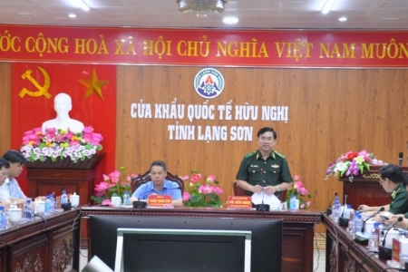 Lạng Sơn: Khảo sát phương thức vận chuyển hàng hoá tại Cửa khẩu Quốc tế Hữu Nghị