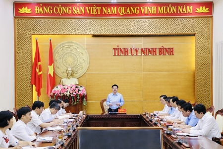 Ninh Bình: Ban Chỉ đạo phòng, chống tham nhũng, lãng phí, tiêu cực họp phiên đầu tiên