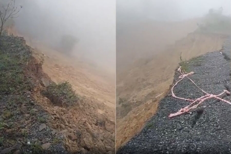 Quảng Trị: Sạt lở nhiều điểm trên tuyến đường Hồ Chí Minh nhánh Tây