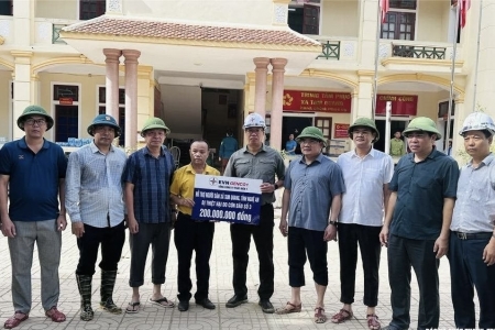 EVNGENCO1 trao 1 tỷ đồng hỗ trợ người dân bị ảnh hưởng mưa lũ tại Nghệ An