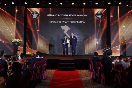 EximRS khẳng định vị thế với giải thưởng Dot Property Vietnam Awards 2025