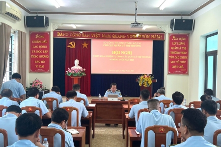 Chi cục Quản lý thị trường tỉnh Lào Cai triển khai nhiệm vụ sau sáp nhập tỉnh