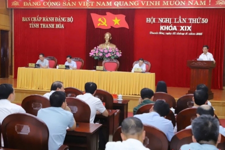 BCH Đảng bộ tỉnh Thanh Hóa cho ý kiến vào dự thảo các văn kiện trình ĐHĐB Đảng bộ tỉnh lần thứ XX