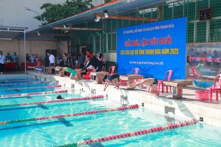 Khai mạc Giải bơi, lặn cứu đuối các Câu lạc bộ tỉnh Thanh Hóa năm 2025