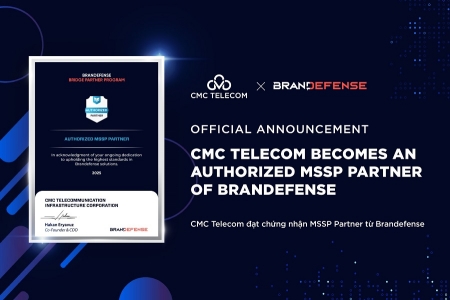 CMC Telecom đạt chứng nhận MSSP Partner từ Brandefense