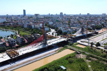 Thanh Hóa: Dự án cầu vượt đường sắt Bắc - Nam đã đạt tiến độ khoảng 75%