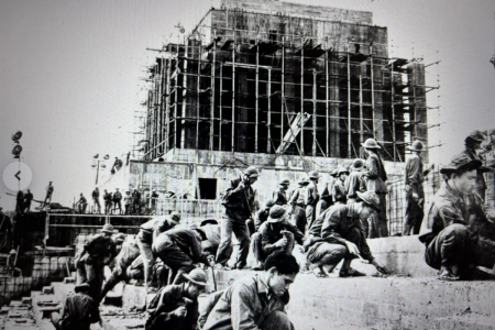 Những hình ảnh quý về quá trình xây dựng Lăng Chủ tịch Hồ Chí Minh