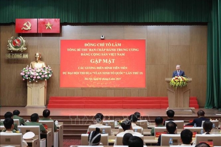 Tổng Bí thư Tô Lâm: Thi đua vì an ninh Tổ quốc có ở từng người, từ trong suy nghĩ, hành động và mọi công việc hằng ngày