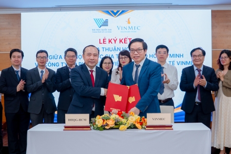 Vinmec và Đại học Quốc gia TP.HCM hợp tác chiến lược: Hợp lực phát triển nhân lực y tế chất lượng cao