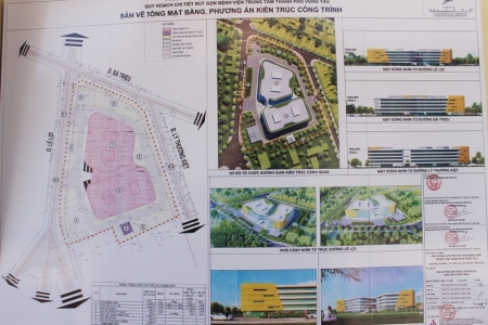 Công bố Quy hoạch Bệnh viện Trung tâm Vũng Tàu công suất 196 giường