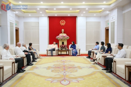 Lãnh đạo tỉnh Quảng Ninh tiếp xã giao đoàn đại biểu Cuba