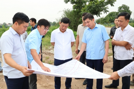 Bắc Ninh: Kiểm tra, đôn đốc tiến độ dự án đầu tư xây dựng đường Vành đai 4 và Cầu Kênh Vàng