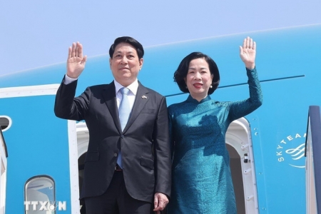 Chủ tịch nước Lương Cường kết thúc chuyến thăm Ai Cập, lên đường thăm Angola