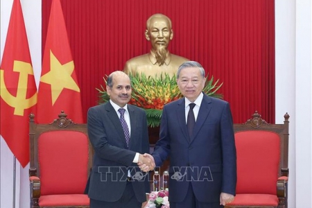 Tổng Bí thư Tô Lâm tiếp Đại sứ Ấn Độ