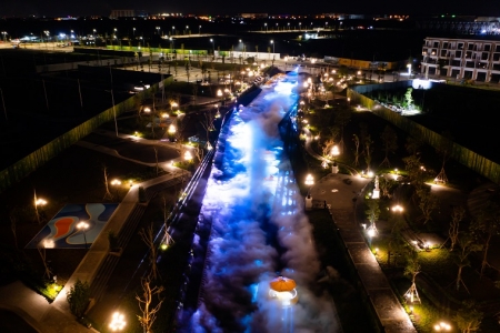 Vẻ đẹp siêu thực trên Dòng sông Ánh sáng T&T City Millennia