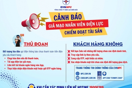 Hưng Yên: Khuyến cáo người dân khi đăng tải các hình ảnh hóa đơn, thông báo tiền điện trên mạng
