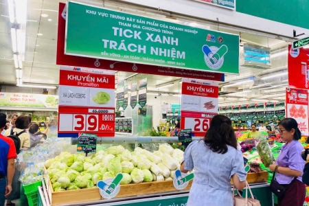 TP. Hồ Chí Minh: Sản phẩm ‘Tick xanh trách nhiệm’ dần trở thành xu hướng