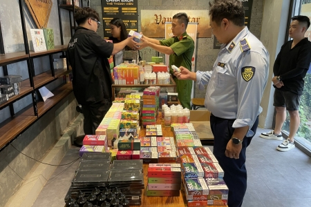 Siết chặt kiểm soát, xử lý thuốc lá điện tử, thuốc lá nung nóng nhập lậu qua cửa khẩu