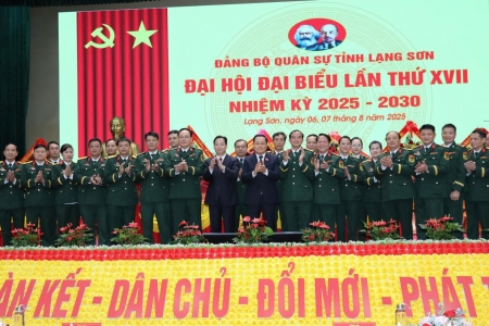 Đại hội Đảng bộ Quân sự tỉnh Lạng Sơn lần thứ XVII, nhiệm kỳ 2025 – 2030 thành công tốt đẹp