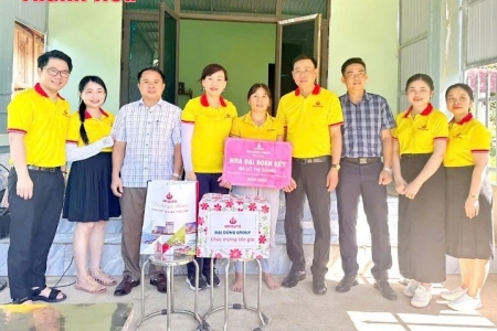 Tập đoàn Đại Dũng hỗ trợ xây dựng 10 nhà Đại đoàn kết tại Thanh Hóa