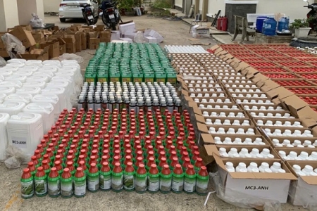 Hơn 7 tấn thuốc trừ sâu, thuốc diệt cỏ nghi vấn nhập lậu bị thu giữ tại Tây Ninh