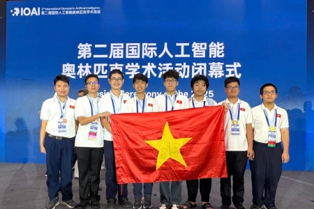 Đội tuyển Việt Nam giành 3 Huy chương vàng tại Olympic trí tuệ nhân tạo quốc tế năm 2025
