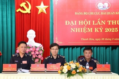 Đảng bộ Chi cục Hải quan khu vực X tổ chức trọng thể Đại hội lần thứ I, nhiệm kỳ 2025-2030