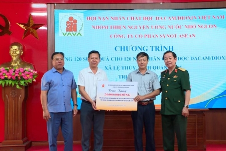 Quảng Trị: Trao 120 suất quà cho nạn nhân chất độc da cam