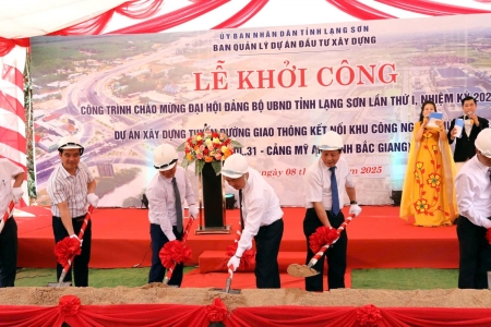 Lạng Sơn: Khởi công xây dựng tuyến đường giao thông kết nối liên vùng với tổng vốn đầu tư gần 148 tỷ đồng