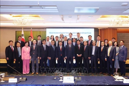 Tổng Bí thư Tô Lâm gặp những người bạn Hàn Quốc