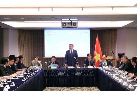 Tổng Bí thư Tô Lâm gặp mặt Mạng lưới Đổi mới sáng tạo Việt Nam tại Hàn Quốc