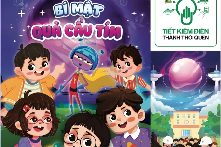 EVNNPC ra mắt cuốn sách tranh “Bí mật Quả cầu Tím” - Hành trình kỳ thú lan tỏa ý thức tiết kiệm điện