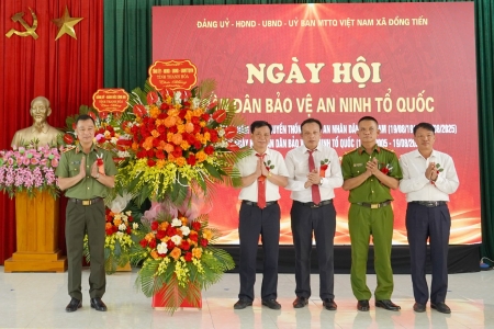 Giám đốc Công an tỉnh Thanh Hóa dự “Ngày hội toàn dân bảo vệ an ninh Tổ quốc” ở xã Đồng Tiến