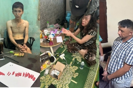 Quảng Trị: Liên tiếp triệt phá nhiều tụ điểm ma túy, thu gần 200 viên hồng phiến và ketamin