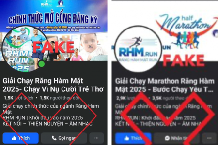 Cảnh báo giả mạo fanpage Bệnh viện Răng Hàm Mặt Trung ương TP. HCM