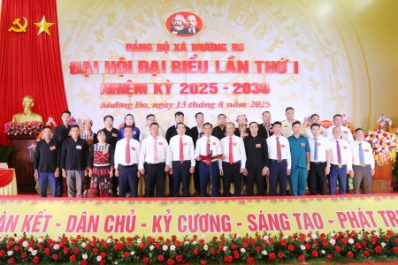 Đảng bộ xã Mường Bo tổ chức Đại hội đại biểu lần thứ I, nhiệm kỳ 2025 - 2030