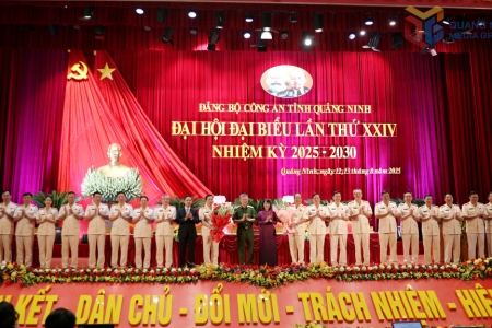 Đại hội đại biểu Đảng bộ Công an tỉnh Quảng Ninh lần thứ XXIV, nhiệm kỳ 2025-2030