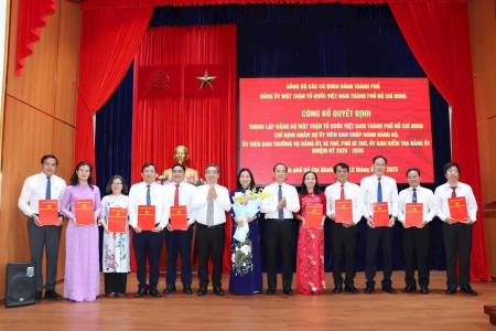 Thành lập Đảng bộ Mặt trận Tổ quốc Việt Nam TP. Hồ Chí Minh