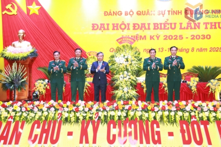 Đại hội đại biểu Đảng bộ Quân sự tỉnh Quảng Ninh lần thứ IX nhiệm kỳ 2025–2030