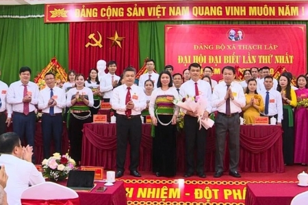 Đại hội đại biểu Đảng bộ xã Thạch Lập lần thứ I, nhiệm kỳ 2025-2030