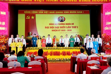 Đoàn kết, trách nhiệm, bản lĩnh: Phường Nghĩa Đô bước vào kỷ nguyên phát triển mới