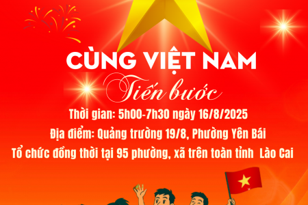 Lào Cai hưởng ứng chương trình “Cùng Việt Nam tiến bước”