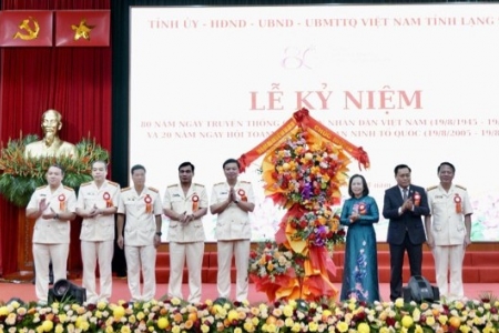Lạng Sơn kỷ niệm 80 năm Ngày truyền thống Công an nhân dân Việt Nam