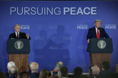 Thượng đỉnh Nga - Mỹ: Tổng thống Putin và Tổng thống Trump họp báo chung sau hội đàm