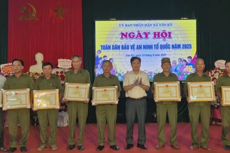 Sôi nổi “Ngày hội toàn dân bảo vệ an ninh tổ quốc” năm 2025 tại xã Tân Kỳ