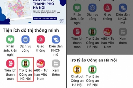 Công an Hà Nội ra mắt 4 sản phẩm công nghệ phục vụ nhân dân
