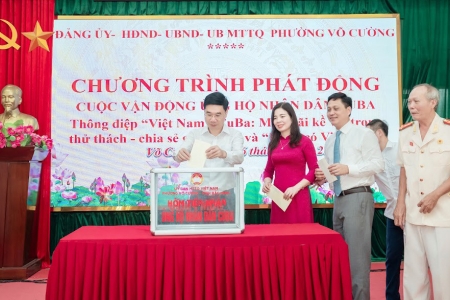 Bắc Ninh: Phường Võ Cường hưởng ứng Cuộc vận động ủng hộ Nhân dân Cuba