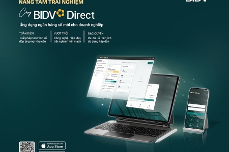 BIDV Direct - ứng dụng số hữu ích dành cho khách hàng tổ chức