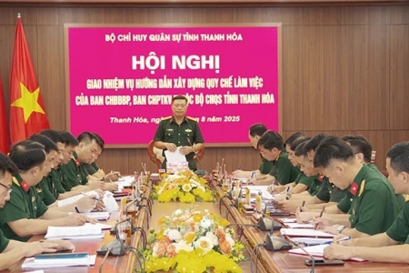 Thanh Hóa: Giao nhiệm vụ xây dựng quy chế làm việc của Ban Chỉ huy BĐBP, Ban Chỉ huy Phòng thủ khu vực